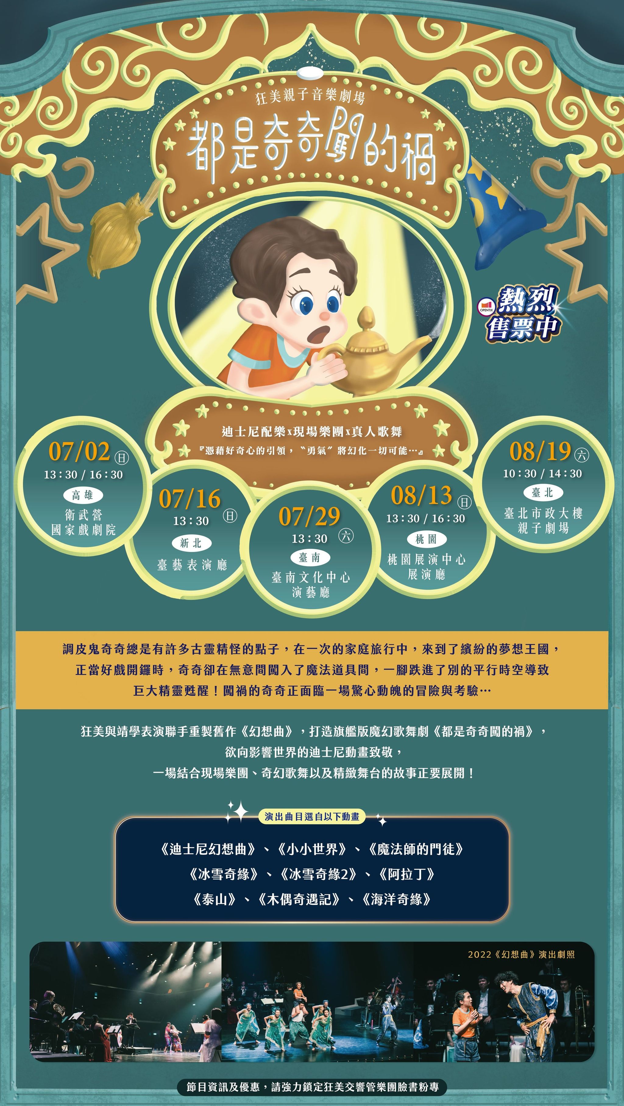 狂美交響管樂團「狂美親子音樂劇場《都是奇奇闖的禍》」海報